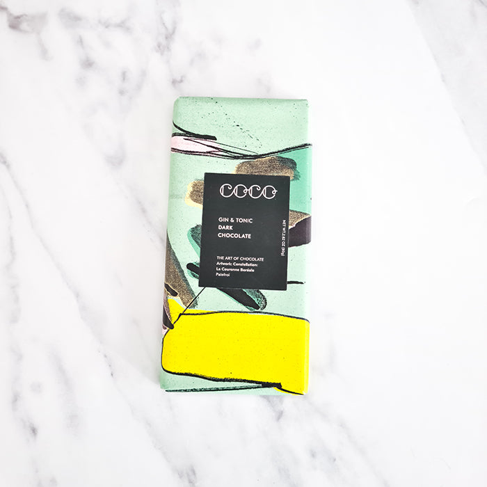 COCO Chocolate - Gin & Tonic Dark  single origin chocolate