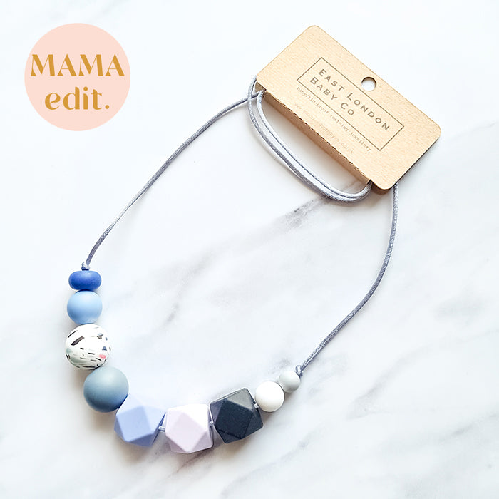 Hoxton Silicone Teething Necklace with terrazzo beads