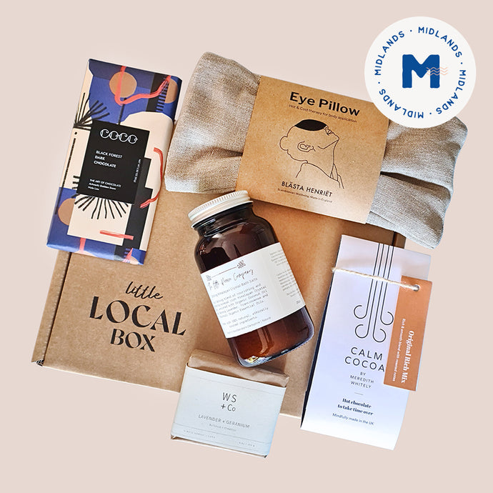 Midlands - Tranquillity Gift Box showcasing small independent businesses UK