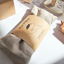 Load image into Gallery viewer, Blast Henriet - Linen and natural cotton eye pillow - yoga, savasana, hot &amp; cold therapy. A perfect wellbeing gift
