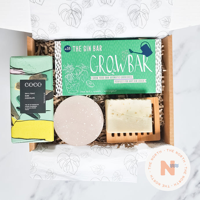 North The Gin Box - eco-friendly and sustainable gift box. shop small, support local